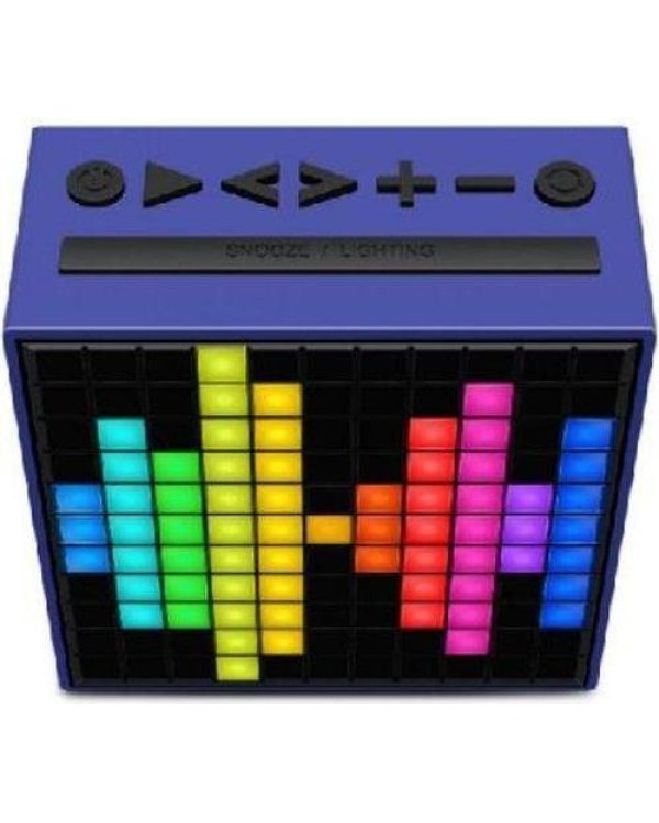 Divoom TimeBox Bluetooth 4.0 Портативная колонка с экраном / Будильник / Апликация / Соц. сети / Градусник Cиний