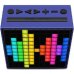 Divoom TimeBox Bluetooth 4.0 Портативная колонка с экраном / Будильник / Апликация / Соц. сети / Градусник Cиний