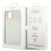 Guess IML Faceted Mirror Disco Iridescent Case Защитный Чехол для iPhone Apple 15