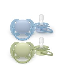 Philips Avent Ultra Soft Neutral Детские Пустышки 0-6m 2шт