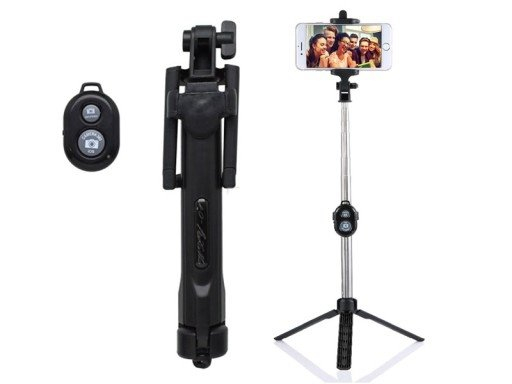 Обложка книги «Mocco AF15 Premium Bluetooth Selfie Stick 70 cm штатив с переносной кнопкой»