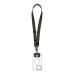 OBAL:ME NeckTag Ribbon Rope Ремешок на шею для телефонов / чёрный