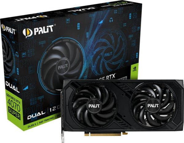 GeForce RTX 4070 SUPER Dual Видеокарта 12GB