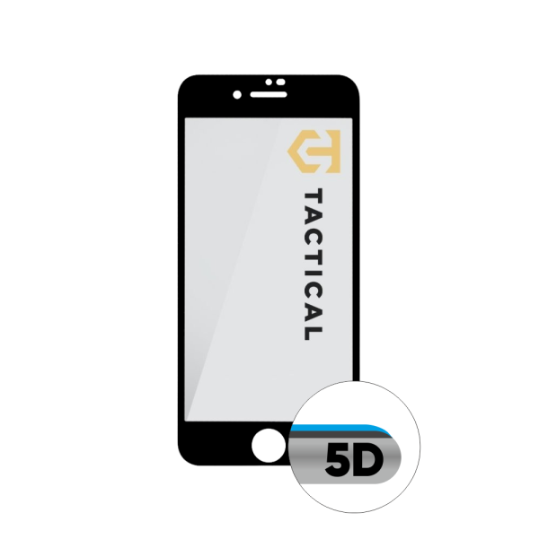 Tactical Glass Shield 5D Защитное стекло для Apple iPhone 7/8/SE2020/SE2022 / чёрный