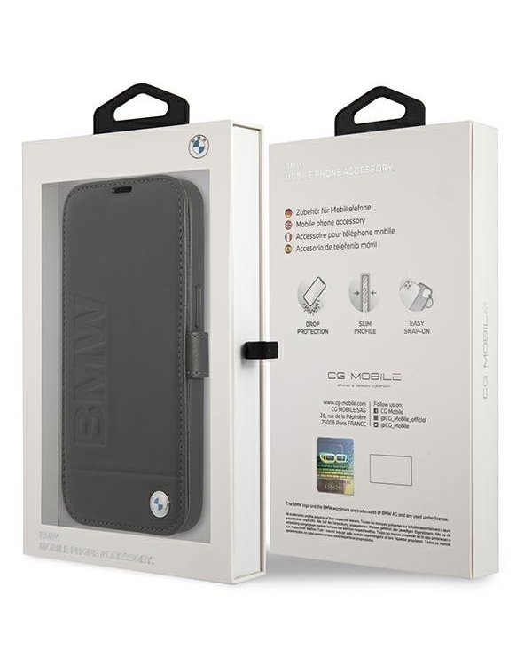 BMW BMFLBKP13LSLLBK Чехол-Книжка для Apple iPhone 13 / 13 Pro