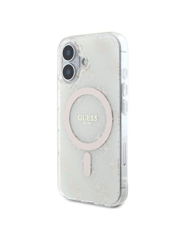 Guess IML 4G Background MagSafe Защитный Чехол для Apple iPhone 16 Plus