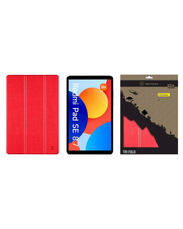 Tactical Book Tri Fold Case Чехол для планшета Xiaomi Redmi Pad SE 8.7" / красный