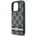 DKNY Checkered Pattern & Printed Stripes Защитный Чехол для Apple iPhone 16 Pro Max