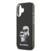 Karl Lagerfeld IML Aquarelle Karl and Choupette Case Защитный чехол для iPhone 17 / чёрный