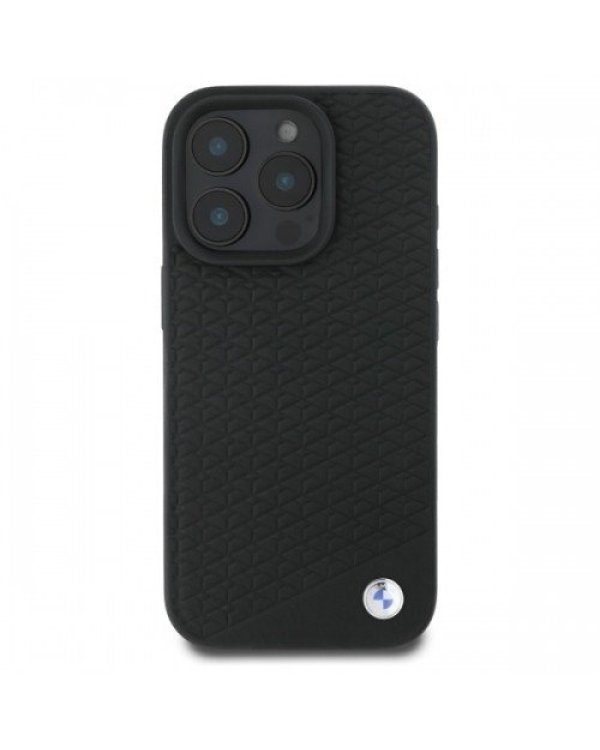 BMW Sign Leather Diamond Metal Logo MagSafe Чехол для Apple iPhone 16 Pro