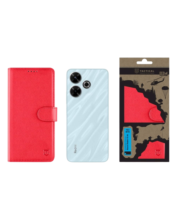 Tactical Field Notes Защитный чехол для Xiaomi Redmi 13 4G / красный
