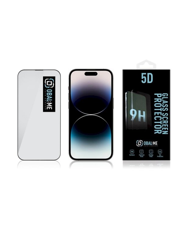 Дополнительное изображение книги «OBAL:ME 5D Glass Screen Protector Защитное стекло для Apple iPhone 14 Pro / чёрный»