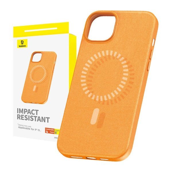 Baseus Fauxther Series Magnetic Защитный Чехол для Apple iPhone 15