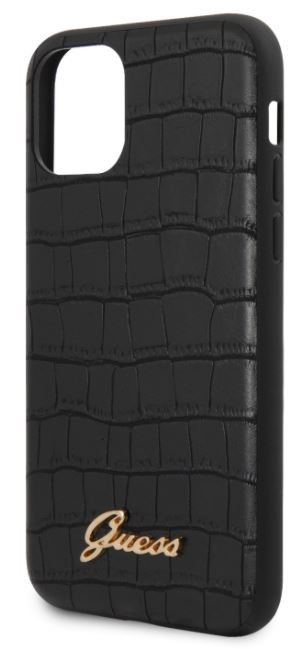 Обложка книги «Guess GUHCN61PCUMLCRBK Croco Cover Чехол для Apple iPhone 11 Black»