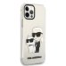 Karl Lagerfeld IML Glitter Karl and Choupette NFT Защитный чехол для iPhone 12/12 Pro / прозрачный