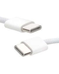 RoGer APUSC1 USB-C на USB-C Кабель данных и заряда 1m / в белой оплетке