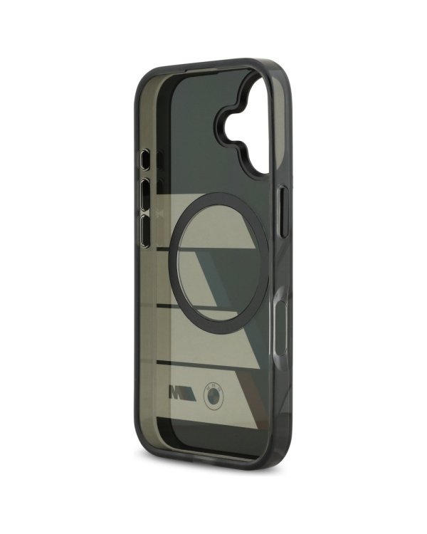 BMW M IML Metal Buttons Tricolor Lines MagSafe Case Защитный Чехол для Apple iPhone 17