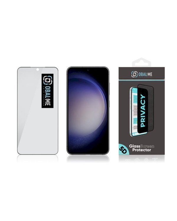 Дополнительное изображение книги «OBAL:ME Privacy 5D Glass Screen Protector Защитное стекло для Samsung Galaxy S23 / чёрный»