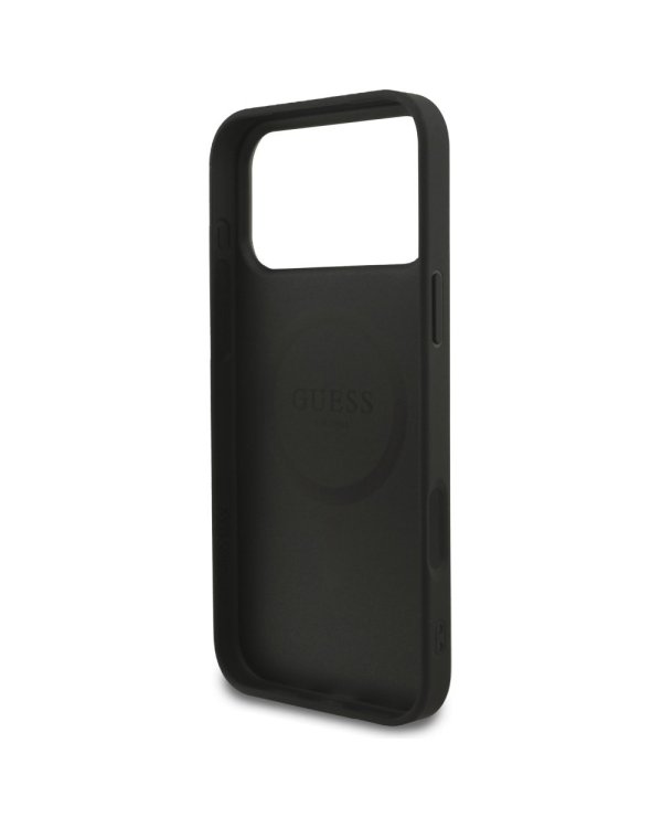Guess 4G Strap Triangle Logo MagSafe Case Чехол для Apple iPhone 17 Pro Max
