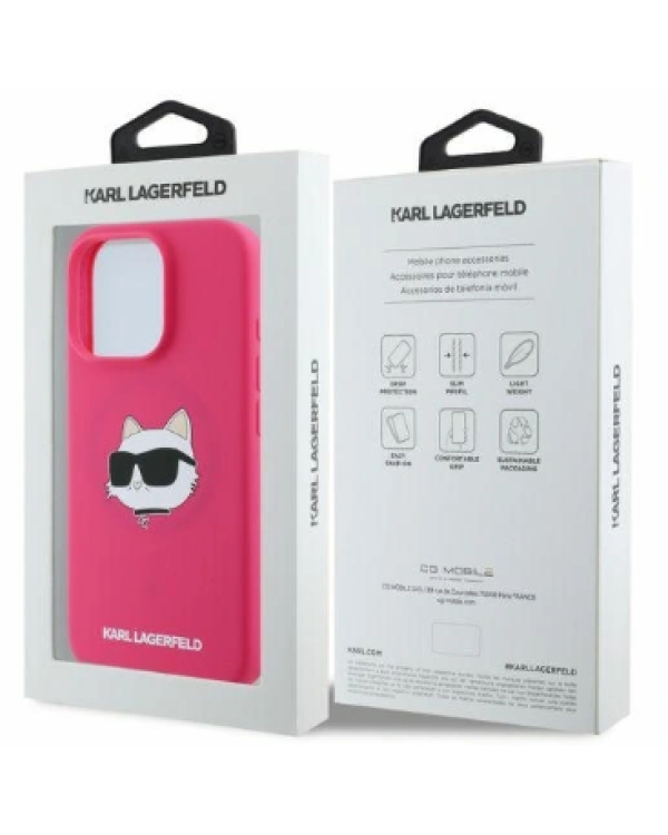 Karl Lagerfeld KLHMP16XSCHPPLF Чехол для Apple iPhone 16 Pro Max