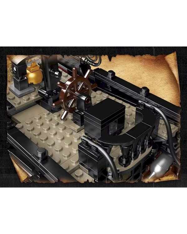 RoGer Пиратский Корабль Конструктор Black Pearl 3180шт