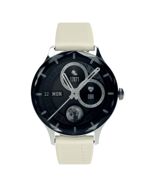 Garett Smartwatch Viva Silver steel Умные часы AMOLED / IP67 / Find your phone / Music playback control