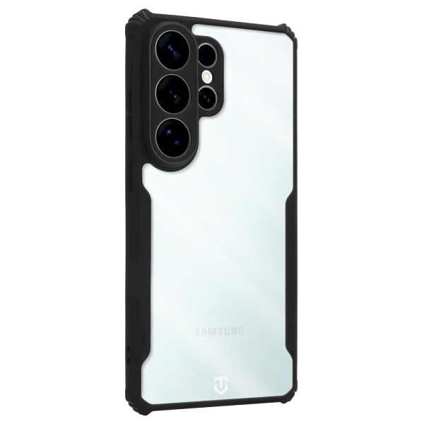 Tactical Quantum Stealth Cover Защитный чехол для Samsung Galaxy S26 Ultra / прозрачный/чёрный