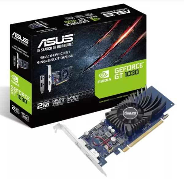 Asus NVIDIA GeForce GT1030-2G-BRK 2GB Видеокарта Asus NVIDIA GeForce GT1030-2G-BRK 2GB Видеокарта
