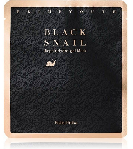 Holika Holika Prime Youth Black Snail Repair Гидрогелевая маска 25g