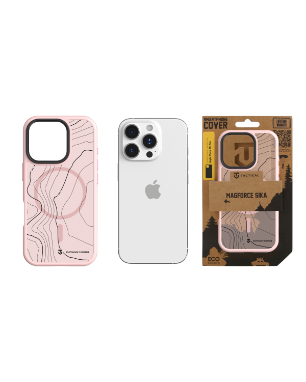 Tactical MagForce Hyperstealth Sika Cover Защитный чехол для iPhone 16 Pro / розовая пантера