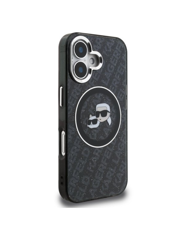 Karl Lagerfeld IML K&CH Heads Repeated Logo MagSafe Case Чехол для Apple iPhone 16