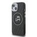 Karl Lagerfeld IML K&CH Heads Repeated Logo MagSafe Case Защитный чехол для iPhone 15 / чёрный