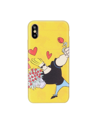 Cartoon Network Johnny Bravo Силиконовый чехол для Apple iPhone XR Love