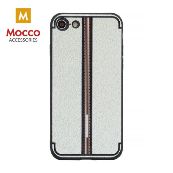 Mocco Trendy Grid And Stripes Силиконовый чехол для Apple iPhone 7 Plus / 8 Plus Белый (Pattern 3)