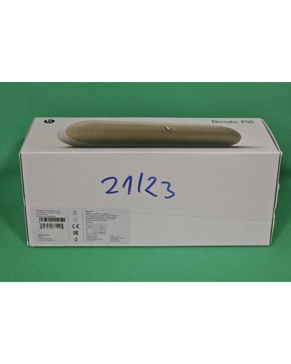 Beats Pill Wireless Bluetooth Speaker Champagne Gold / BOX MARKS