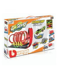 Bburago Go Gears Extreme Hyper 6 Loop Launch / Детская площадка на 2 машины