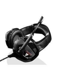 Modecom Volcano MC-859 Bow Headset Игровые наушники с Mикрофоном / 3.5mm / 2.2m Kабель/ черный