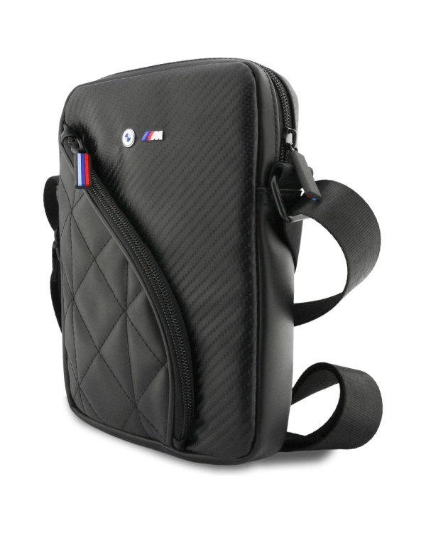 Дополнительное изображение книги «BMW Carbon Pockets & Metal Logo 8" Crossbody Сумка Для Телефона Black»