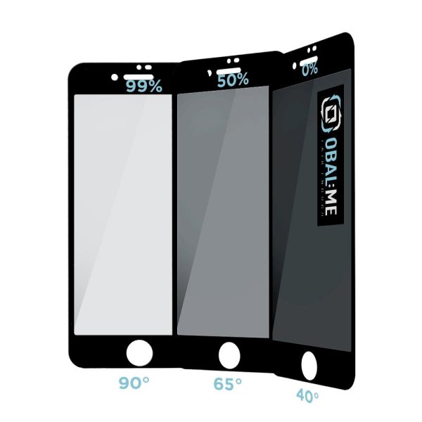Обложка книги «OBAL:ME Privacy 5D Glass Screen Protector Защитное стекло для Apple iPhone 7/8/SE2020/SE2022 / чёрный»