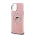 Karl Lagerfeld IML K&CH Heads Repeated Logo MagSafe Case for iPhone 15 Pink