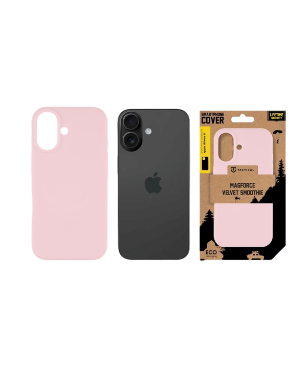 Tactical MagForce Velvet Smoothie Cover Защитный чехол для Apple iPhone 17 / розовая пантера