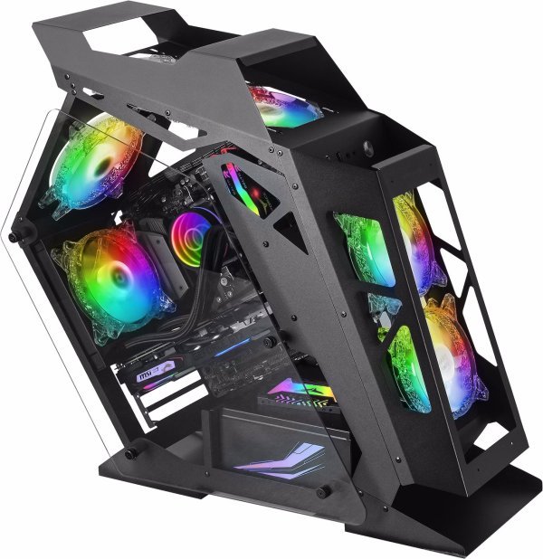 Mars Gaming MC61 Компьютерный корпус M-ATX / 4x FAN / ARGB Chroma