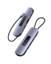 Usams 10in1 Адаптер 3x USB 3.0 / TF / SD / USB-C / HDMI / RJ45 / VGA PD100W / Hub