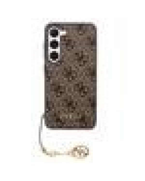 Guess 4G Charm Case Защитный чехол для Samsung Galaxy S23 / коричневый