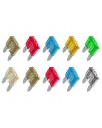 Автомобильные предохранители MINI, набор 10 шт. (5A,7,5A,10A,15A,20A,25A,30A)