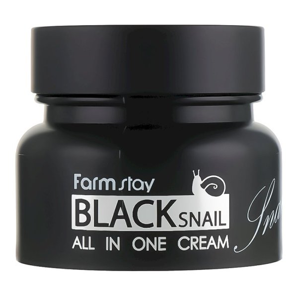 Обложка книги «FarmStay All-In-One Black Snail Cream 100ml Крем для лица»
