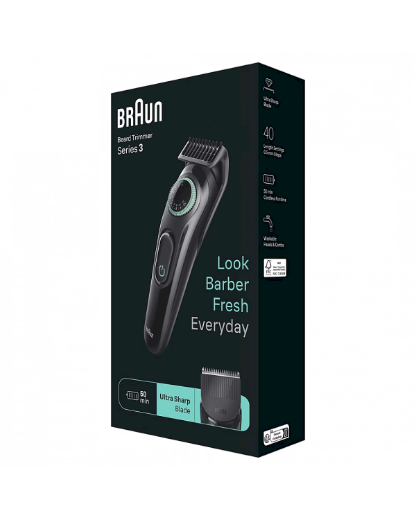 Braun BeardTrimmer 3 BT3421 Триммер для бороды