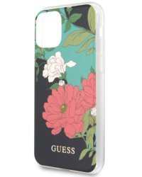 Guess GUHCN61IMLFL01 Flower Shiny N.1 Cover Чехол для Apple iPhone 11 Black
