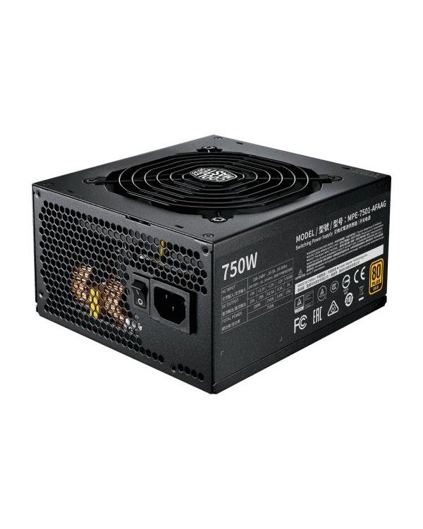 Cooler Master ATX MWE Gold Блок питания 750 Вт / Полностью модульный / 120 мм