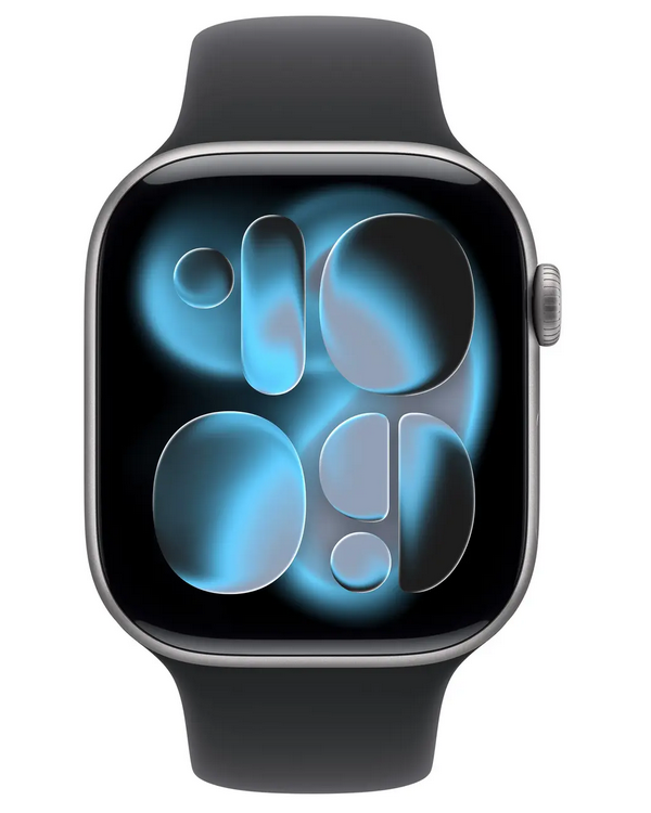 Дополнительное изображение книги «Apple Watch Series 11 Умные часы 46mm / Space Gray / Black Sport Band S/M»